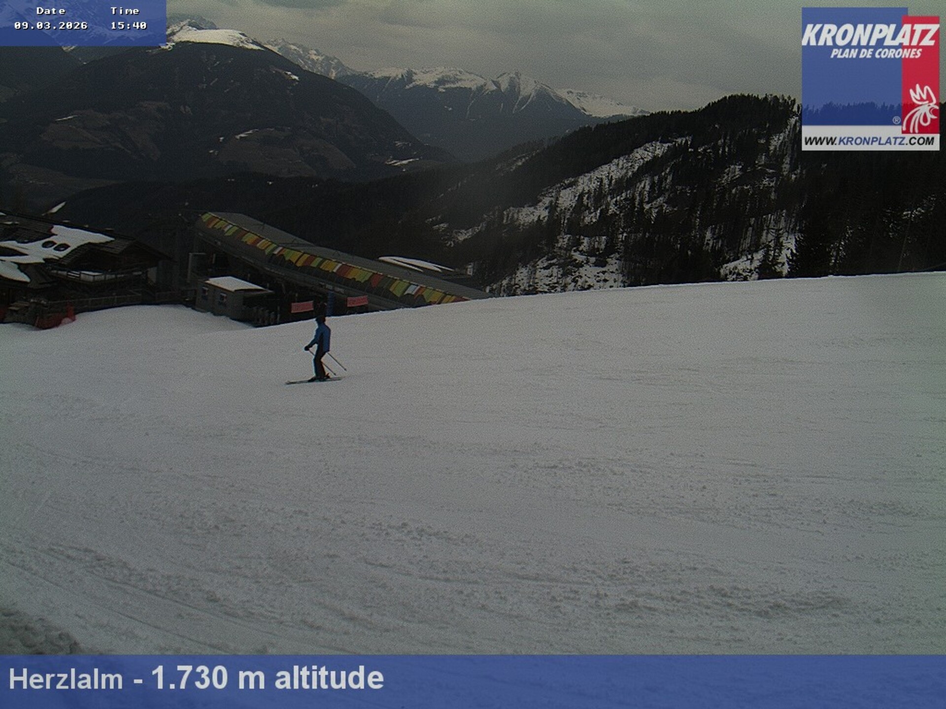 Archiv Foto Webcam Herzlalm, Kronplatz