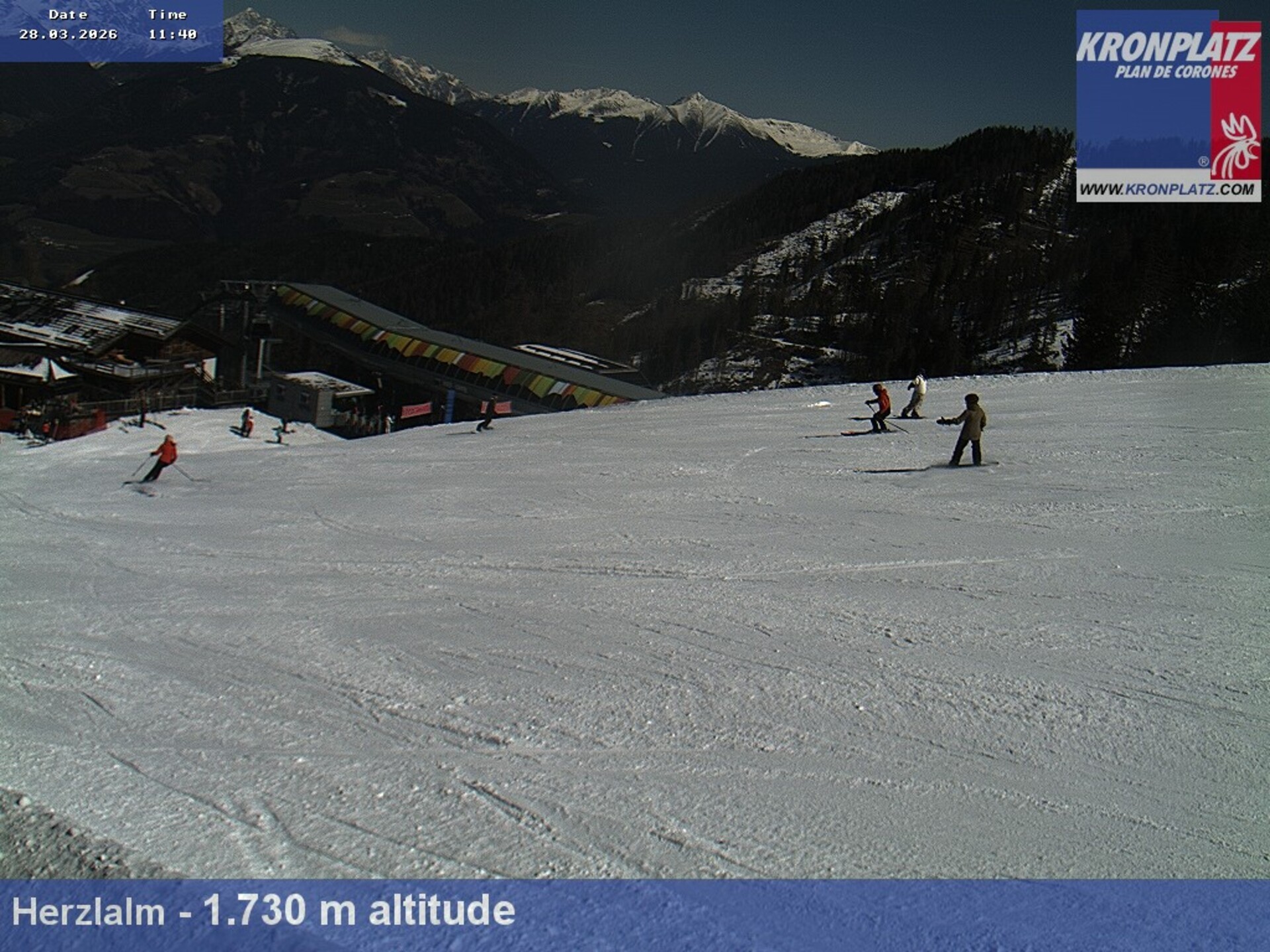 Archived image Webcam Alp Herzlalm, Plan De Corones