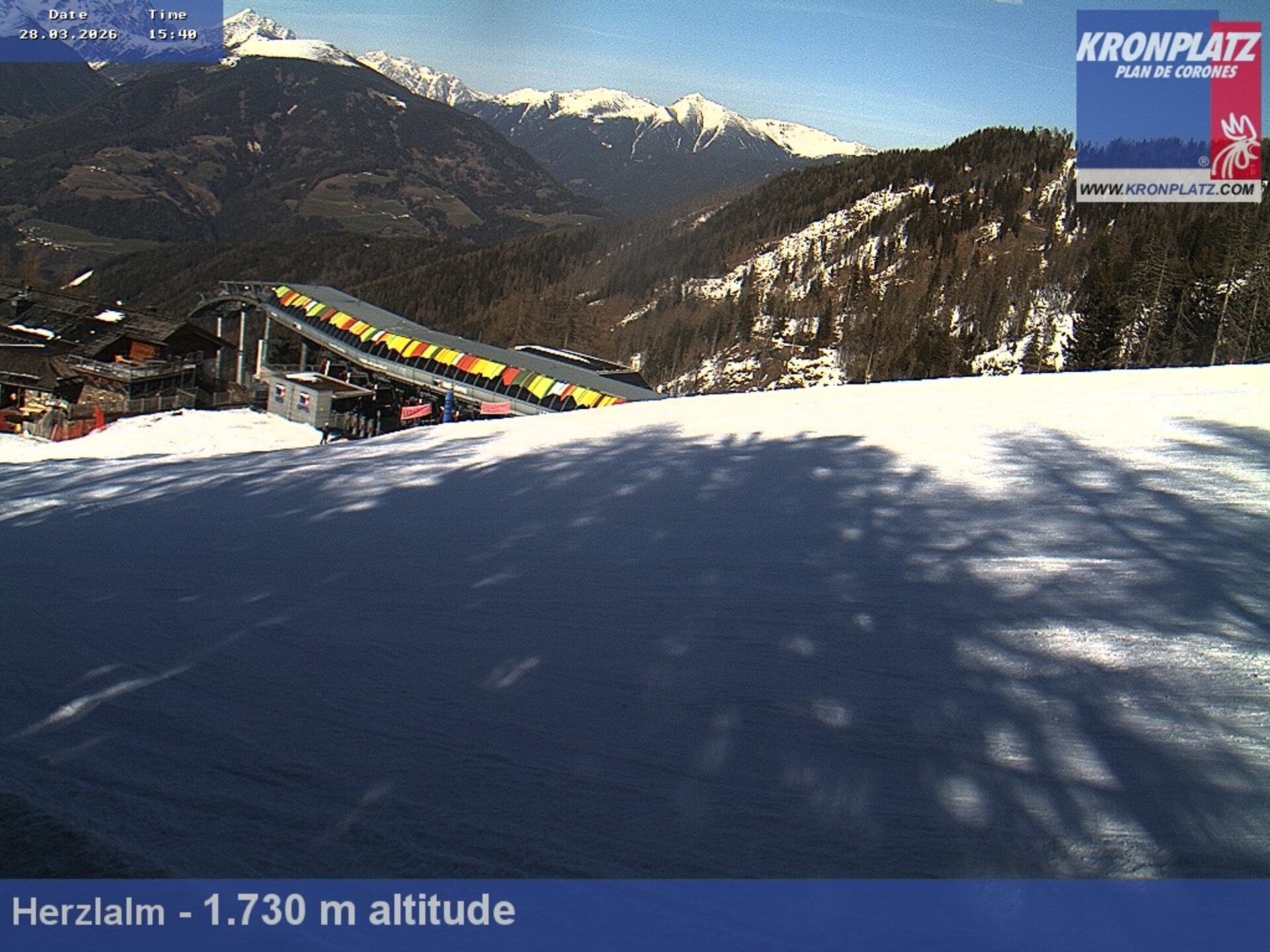 Archived image Webcam Alp Herzlalm, Plan De Corones