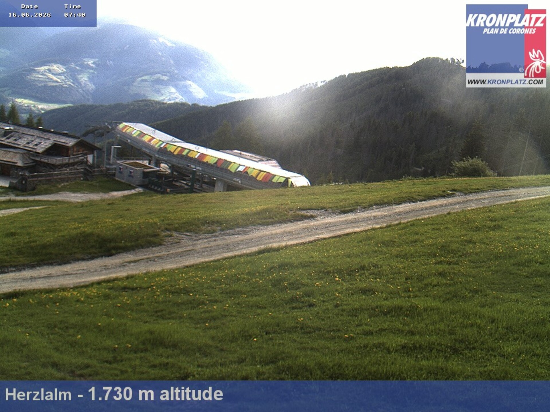 Archiv Foto Webcam Herzlalm, Kronplatz