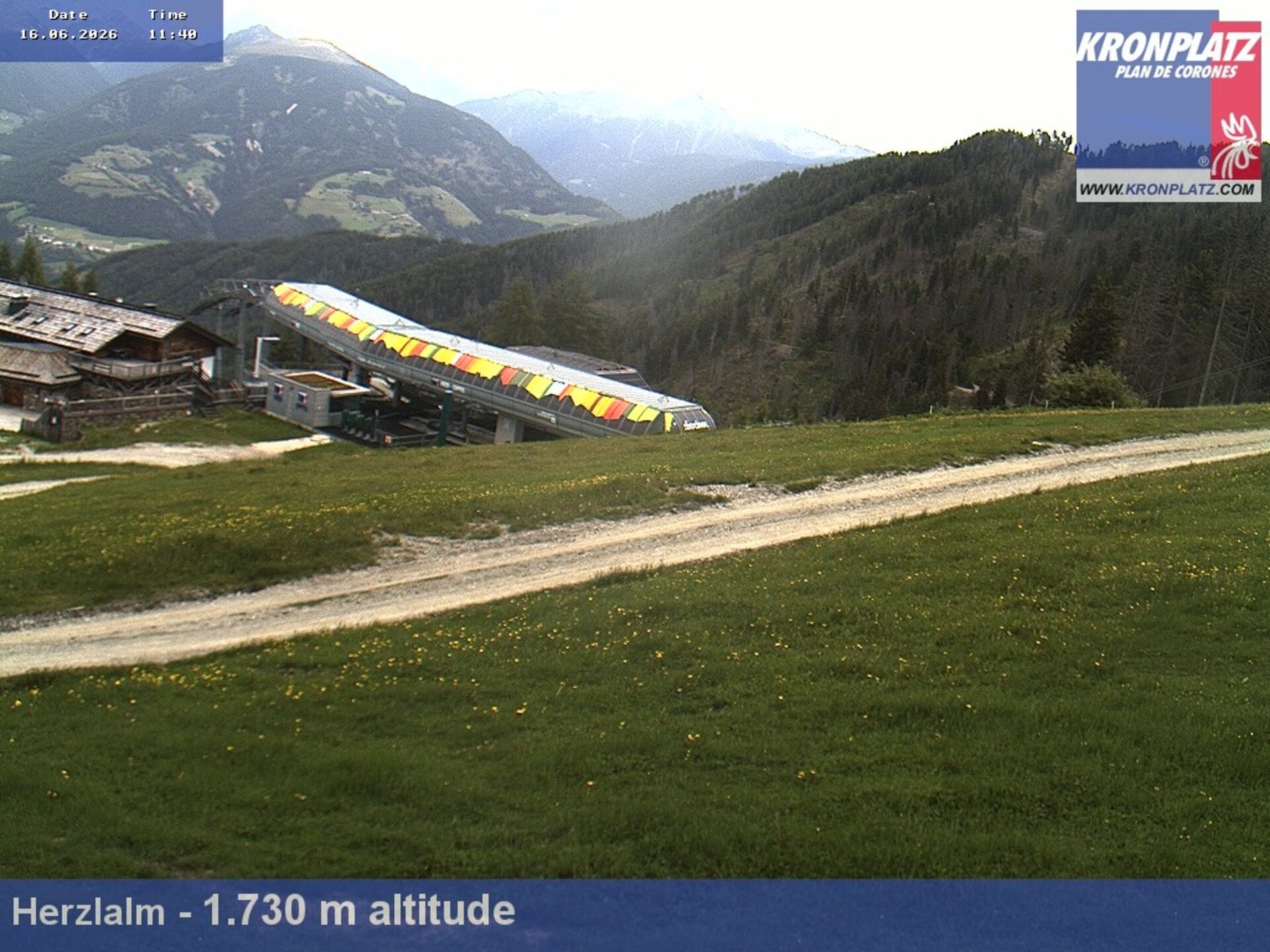 Archiv Foto Webcam Herzlalm, Kronplatz