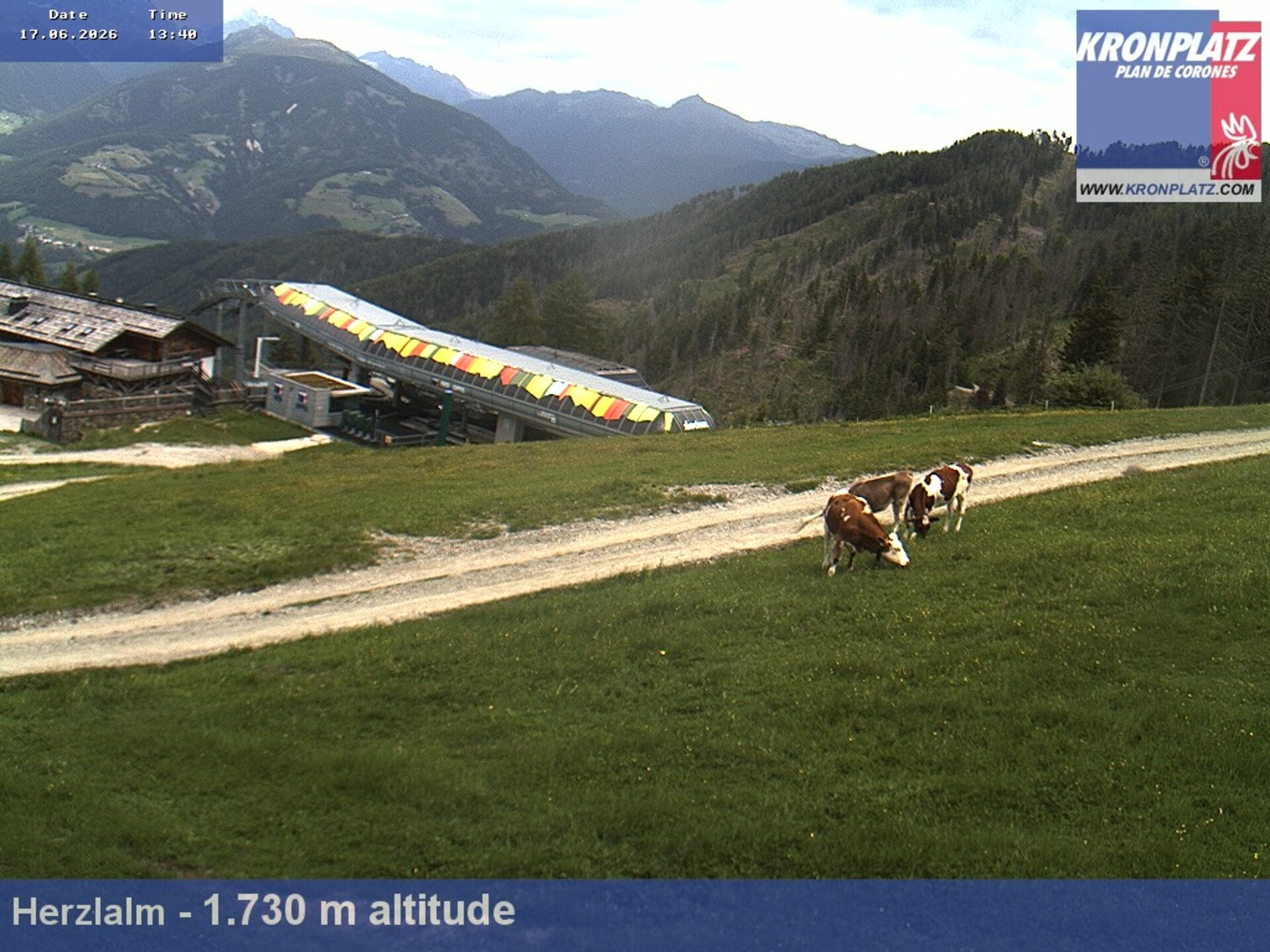 Archiv Foto Webcam Herzlalm, Kronplatz