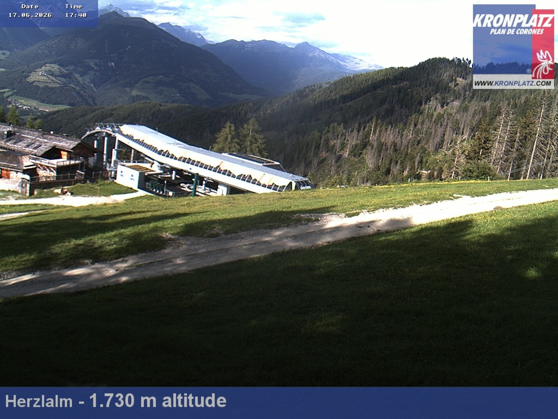 Archiv Foto Webcam Herzlalm, Kronplatz