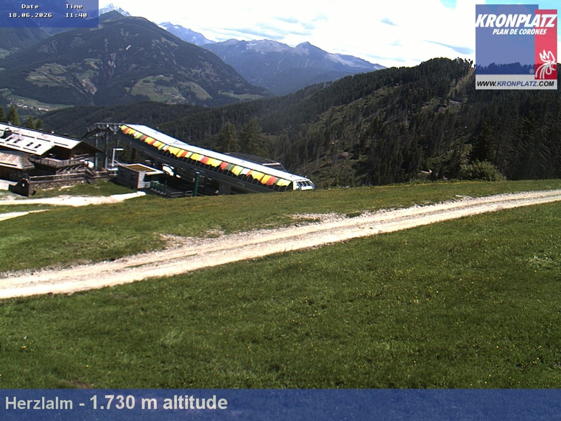 Archived image Webcam Alp Herzlalm, Plan De Corones