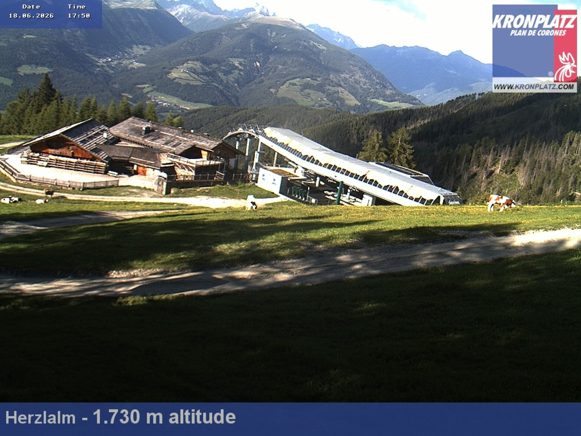 Archiv Foto Webcam Herzlalm, Kronplatz