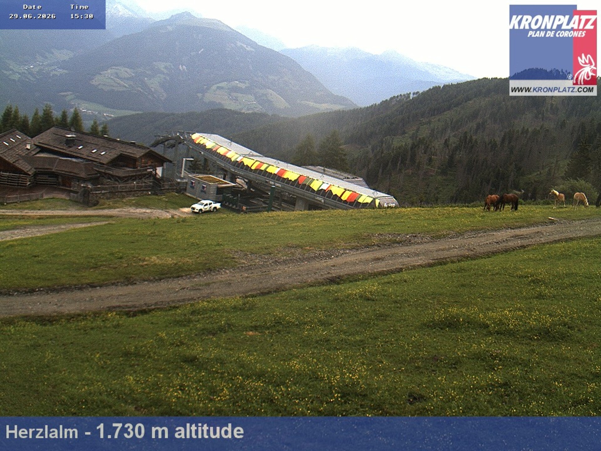 Archiv Foto Webcam Herzlalm, Kronplatz