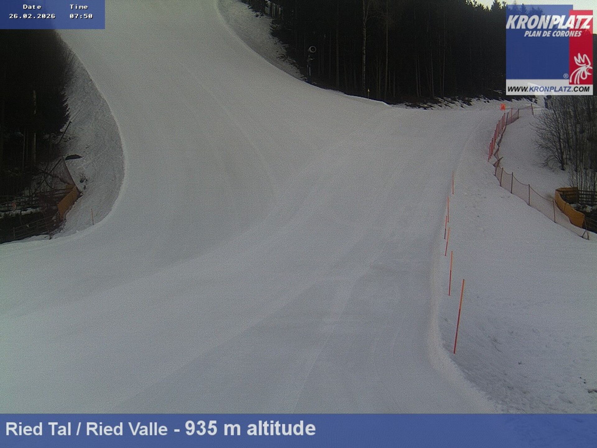 Archived image Webcam Ried Valley, Plan De Corones