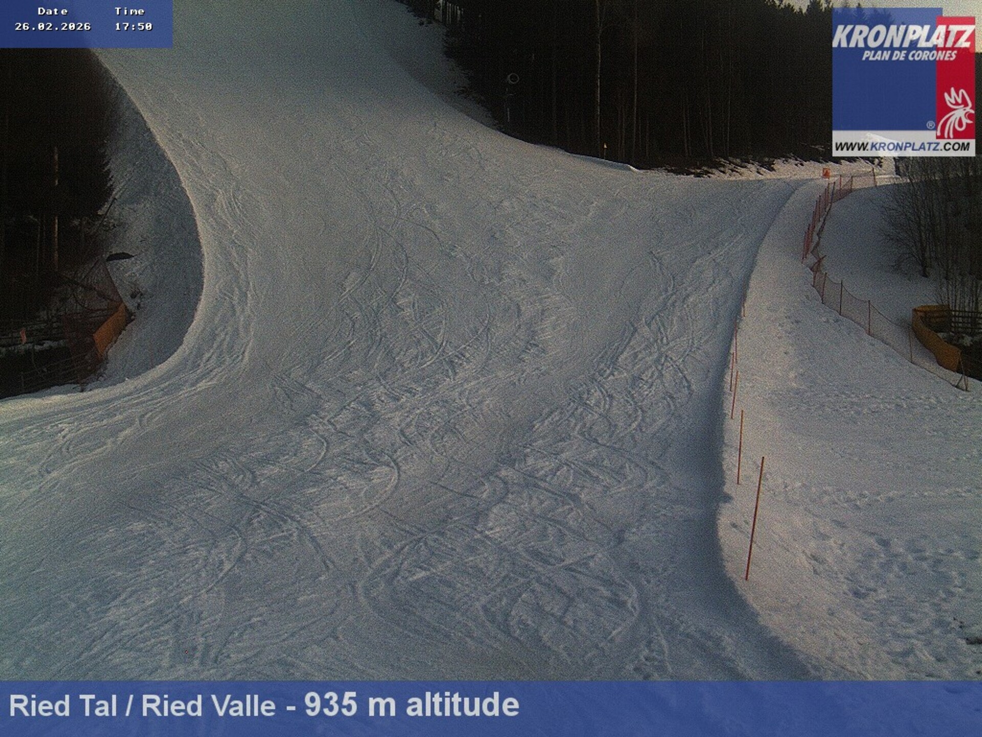Archived image Webcam Ried Valley, Plan De Corones