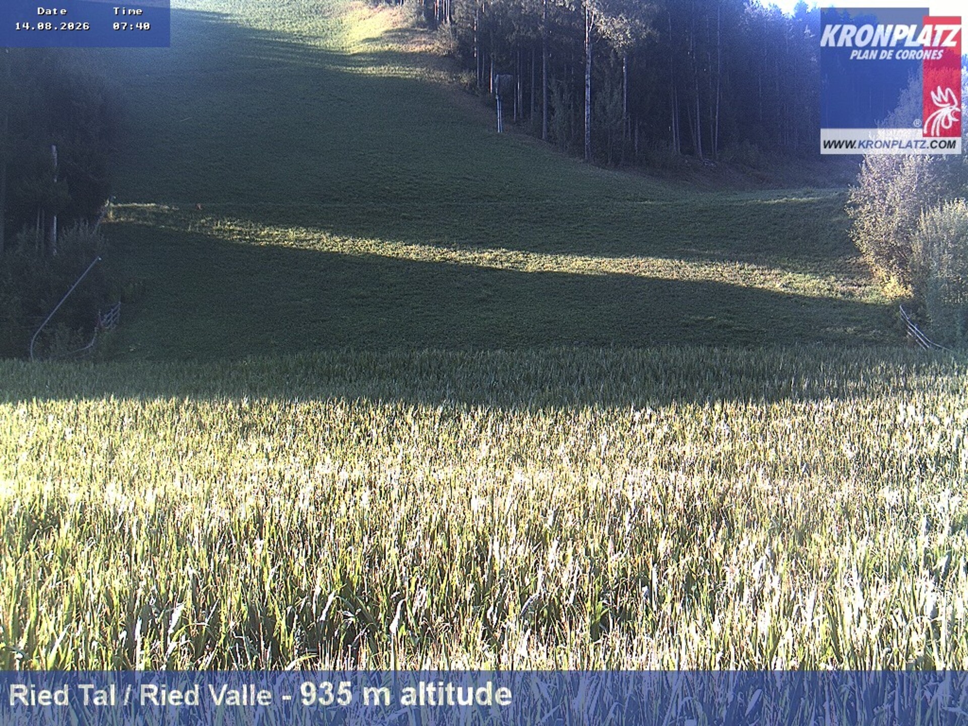 Archived image Webcam Ried Valley, Plan De Corones
