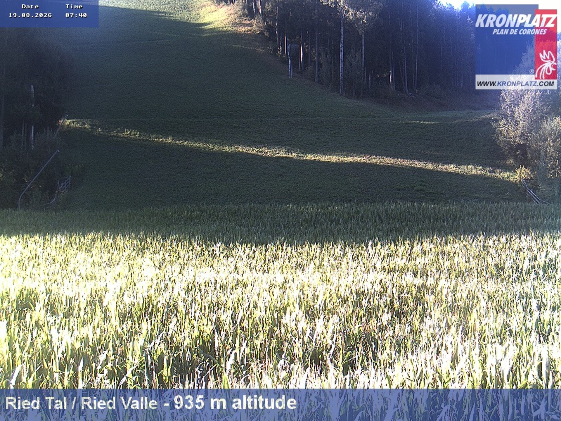 Archived image Webcam Ried Valley, Plan De Corones
