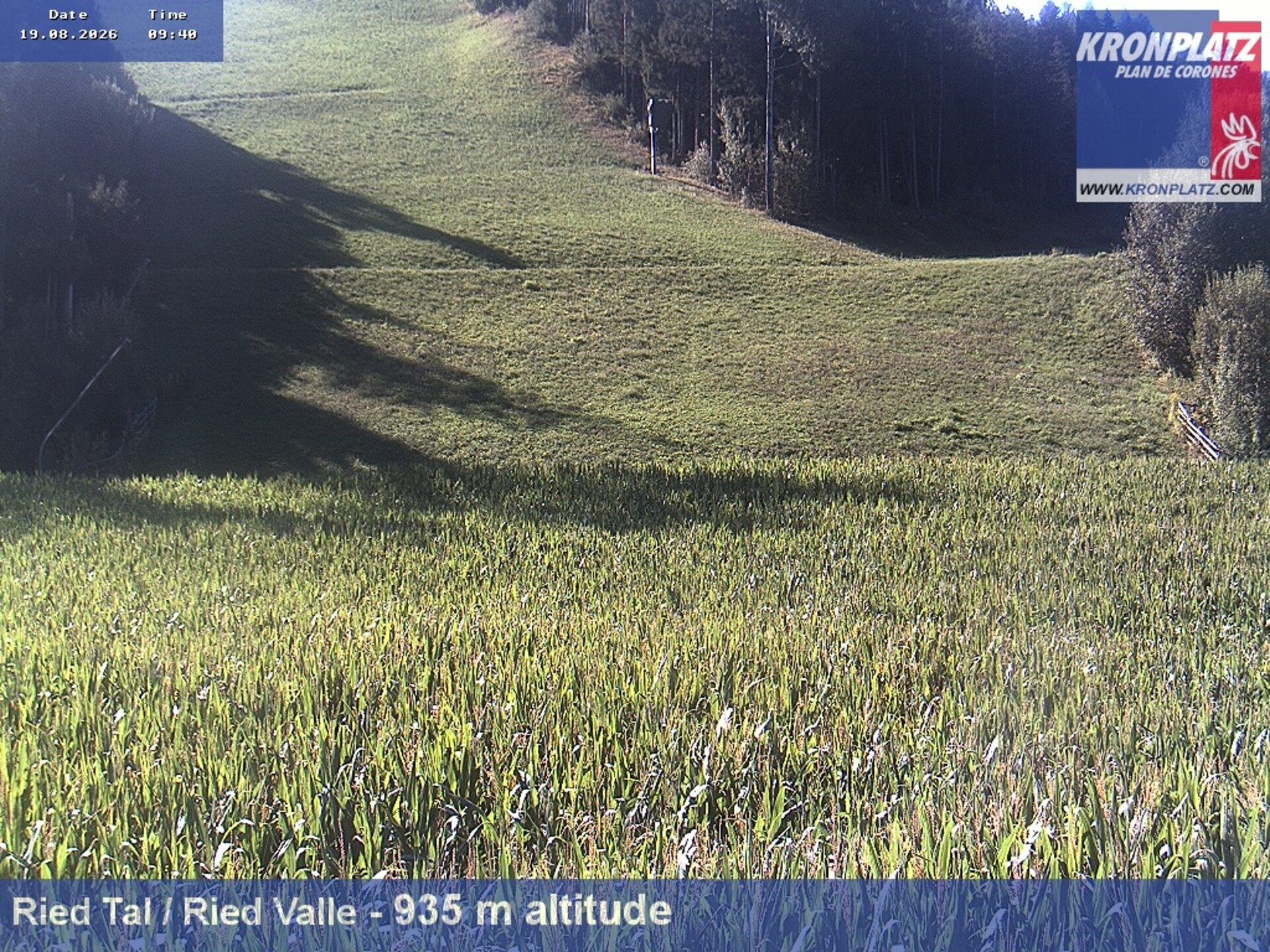 Archived image Webcam Ried Valley, Plan De Corones