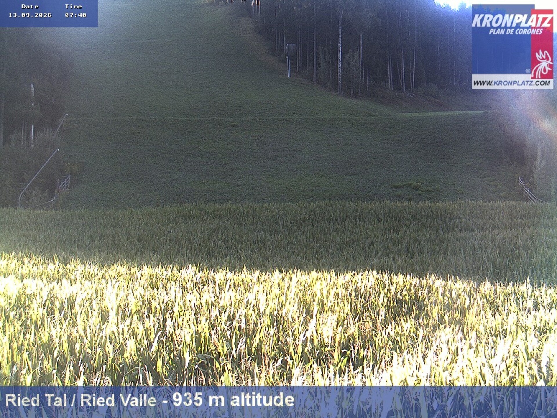 Archived image Webcam Ried Valley, Plan De Corones