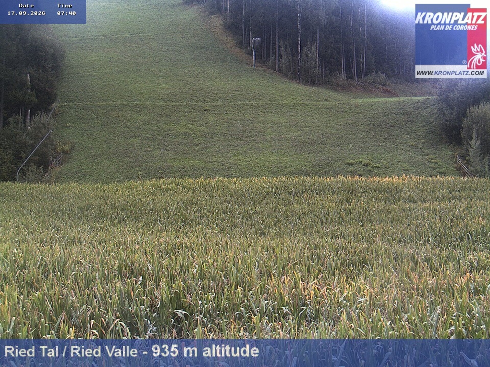 Archived image Webcam Ried Valley, Plan De Corones