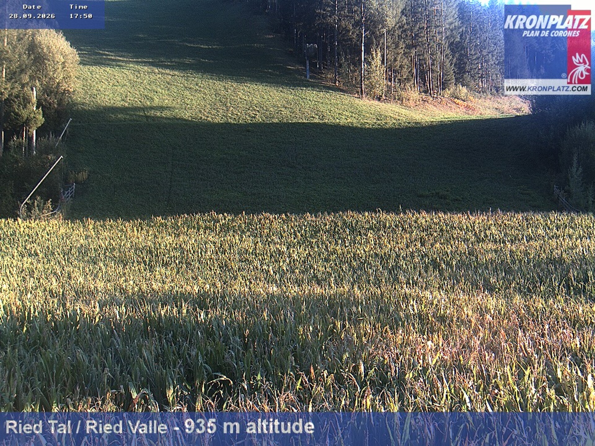 Archived image Webcam Ried Valley, Plan De Corones