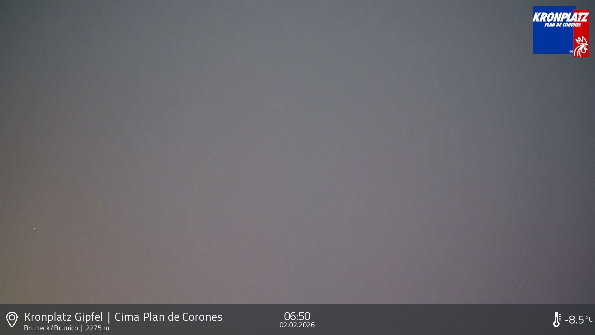 Archiv Foto Webcam Blick auf Bruneck, Kronplatz