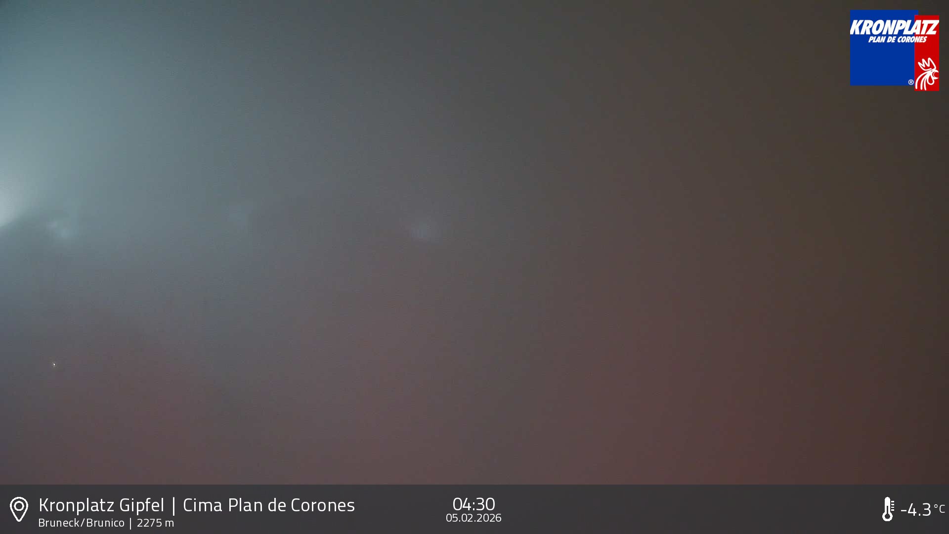 Archiv Foto Webcam Blick auf Bruneck, Kronplatz