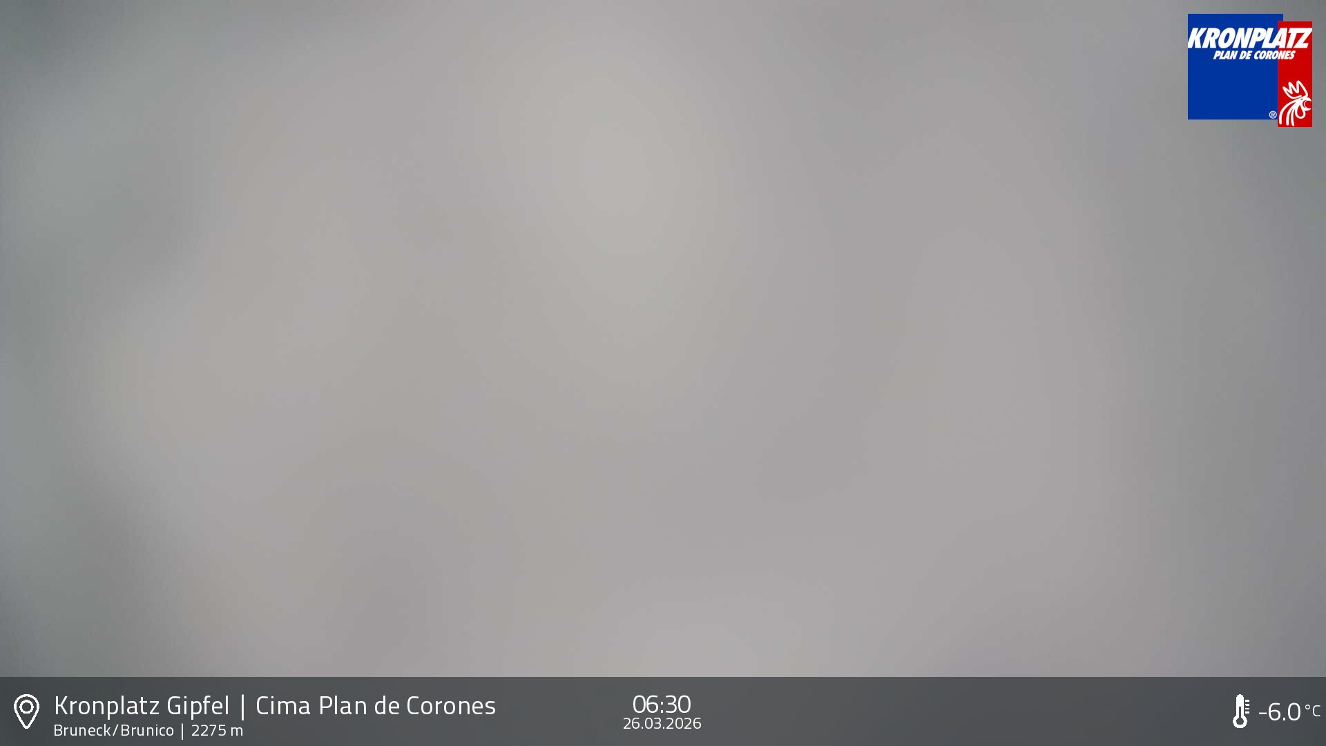 Archiv Foto Webcam Blick auf Bruneck, Kronplatz