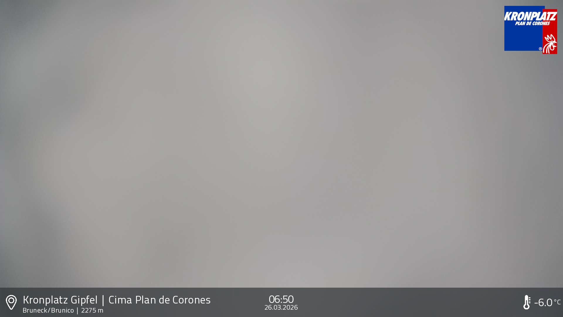 Archiv Foto Webcam Blick auf Bruneck, Kronplatz