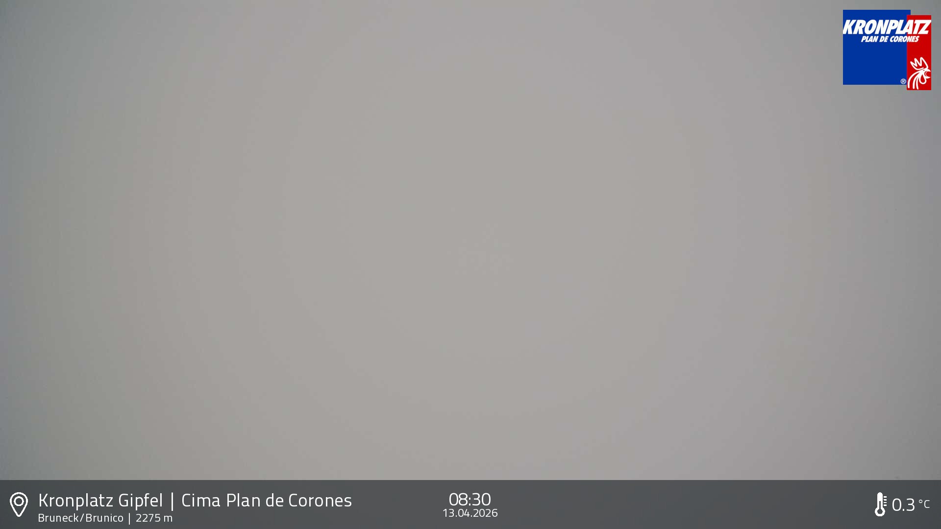 Archiv Foto Webcam Blick auf Bruneck, Kronplatz