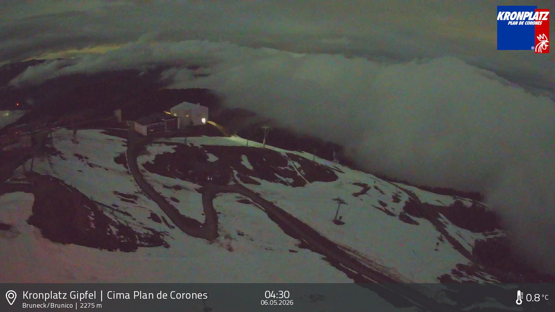 Archiv Foto Webcam Blick auf Bruneck, Kronplatz