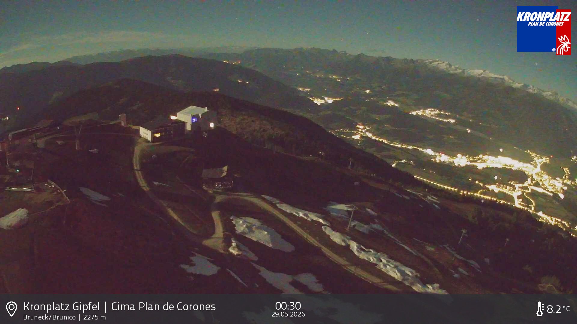 Archived image Webcam View To Brunico, Plan De Corones