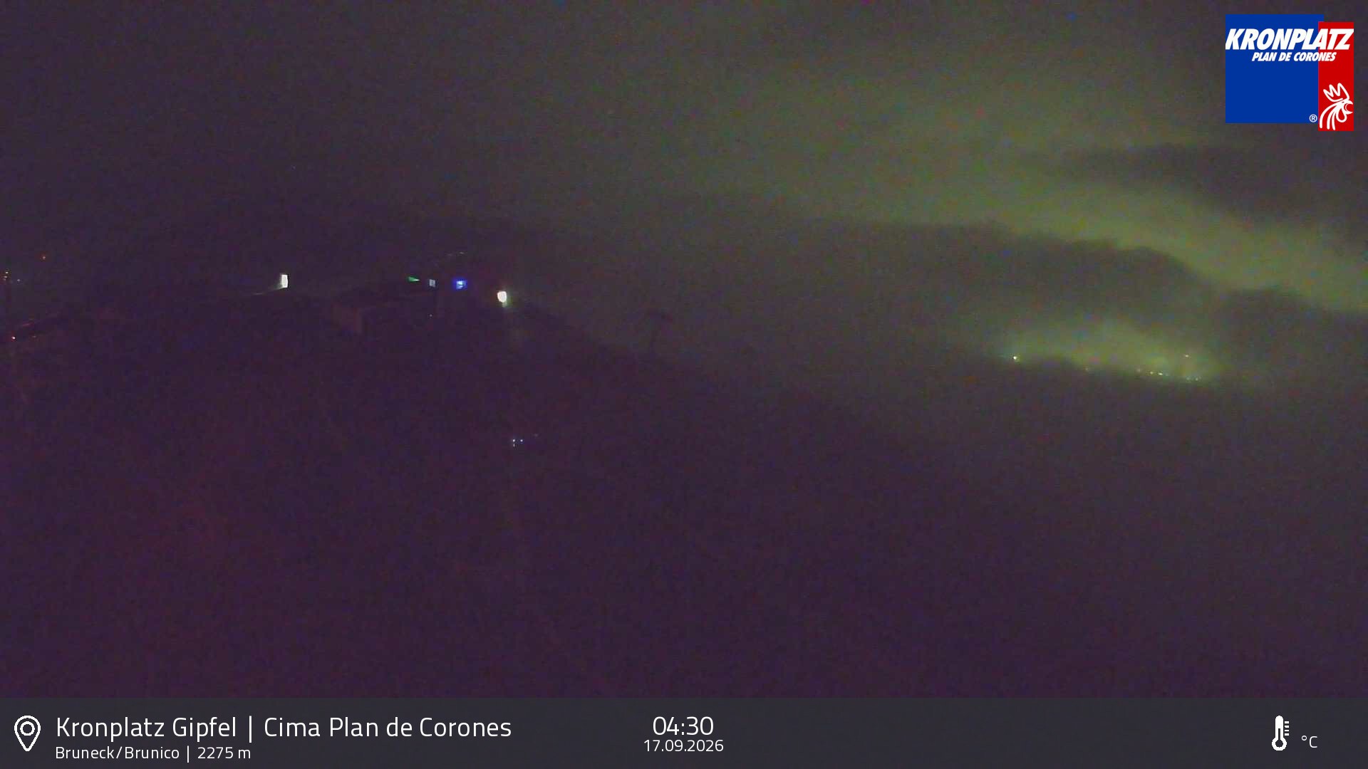 Archived image Webcam View To Brunico, Plan De Corones