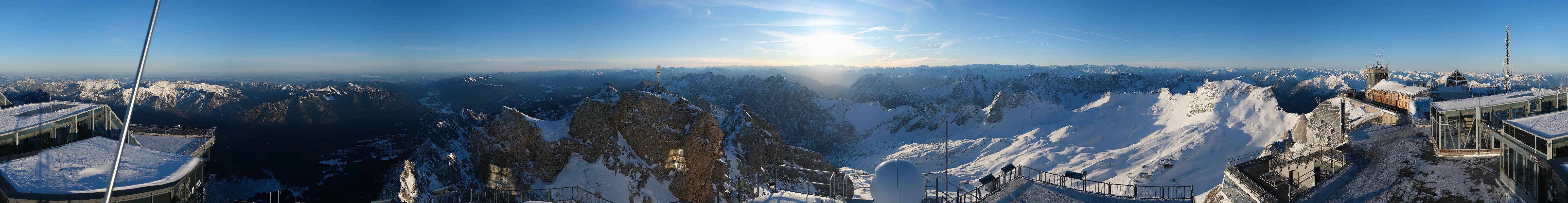 Archived image Webcam Panoramic View Zugspitze