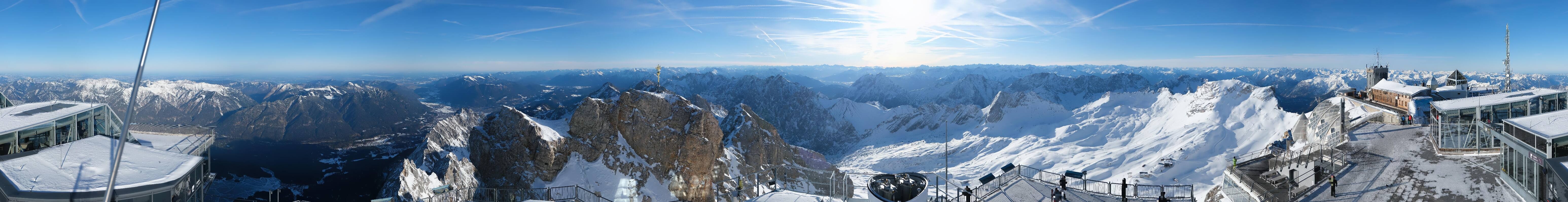 Archived image Webcam Panoramic View Zugspitze