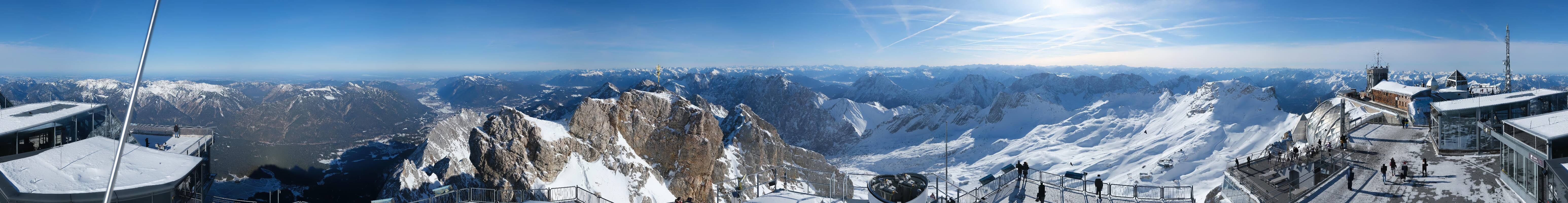 Archived image Webcam Panoramic View Zugspitze