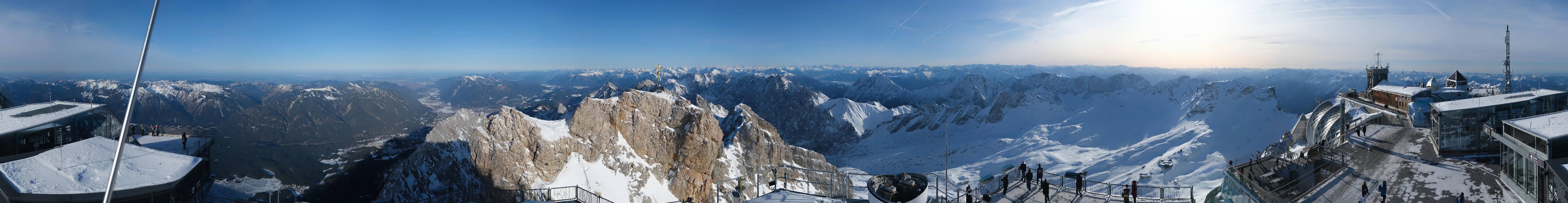 Archived image Webcam Panoramic View Zugspitze