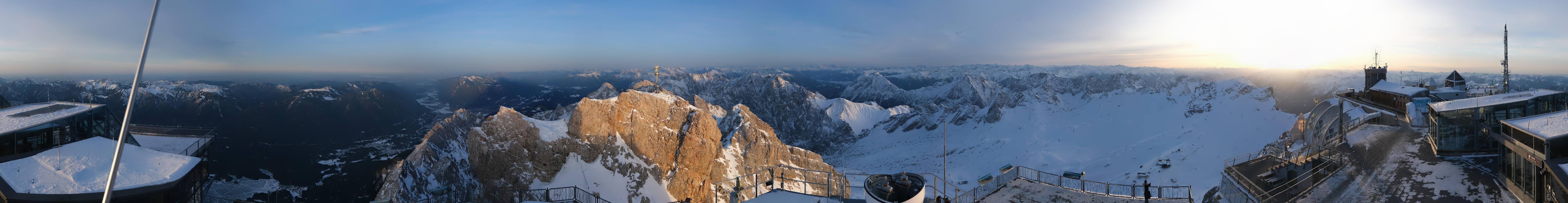 Archived image Webcam Panoramic View Zugspitze