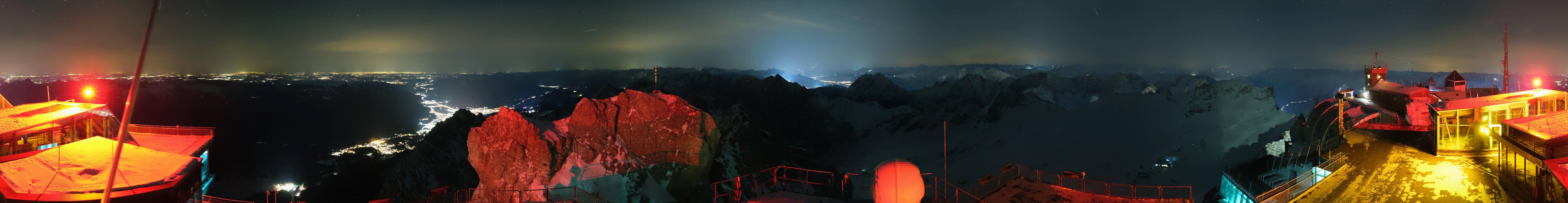 Archived image Webcam Panoramic View Zugspitze