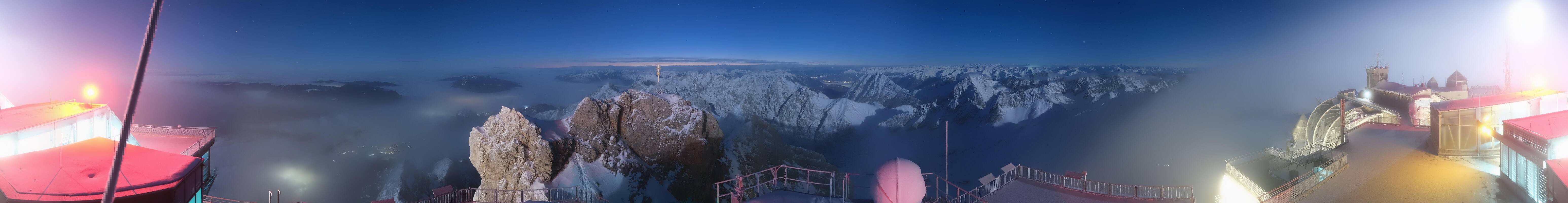 Archived image Webcam Panoramic View Zugspitze