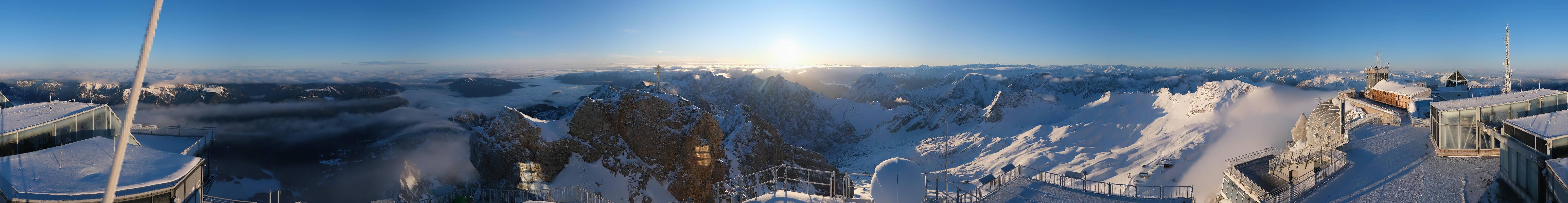 Archived image Webcam Panoramic View Zugspitze