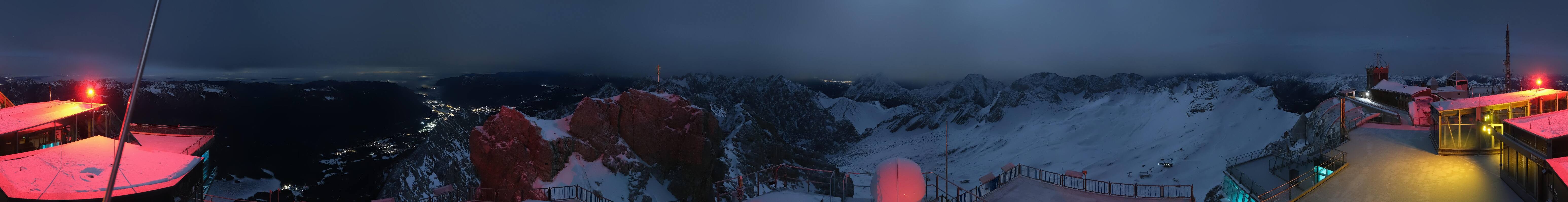 Archived image Webcam Panoramic View Zugspitze