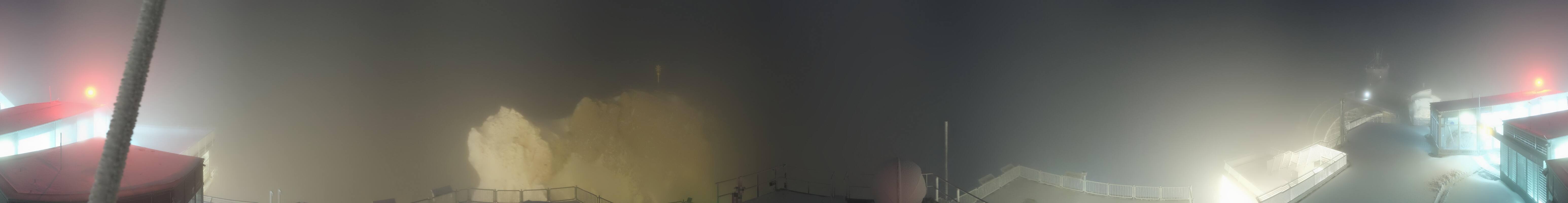 Archiv Foto Webcam Zugspitze: Panoramablick vom Gipfel