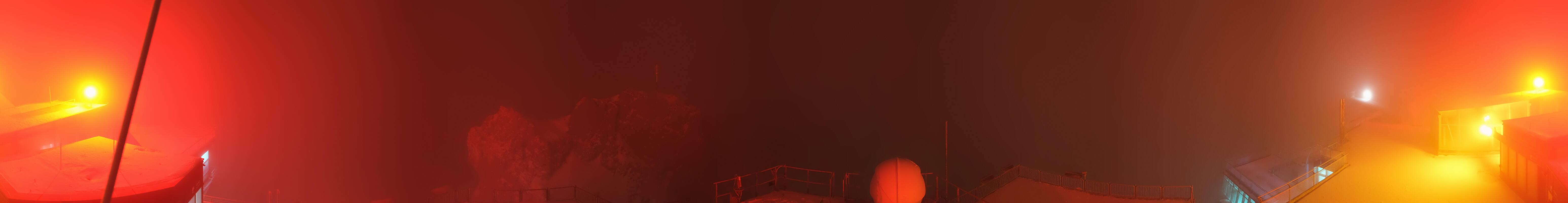 Archiv Foto Webcam Zugspitze: Panoramablick vom Gipfel