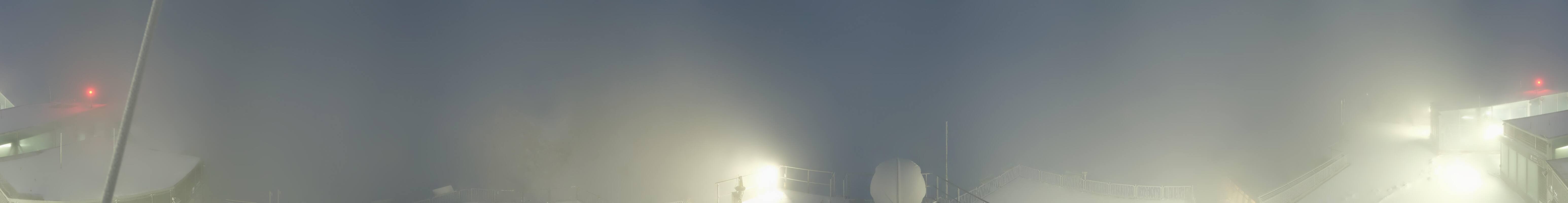 Archiv Foto Webcam Zugspitze: Panoramablick vom Gipfel