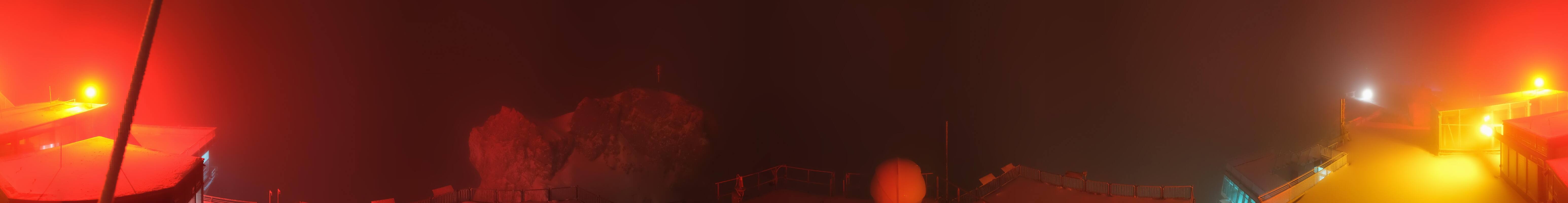 Archiv Foto Webcam Zugspitze: Panoramablick vom Gipfel