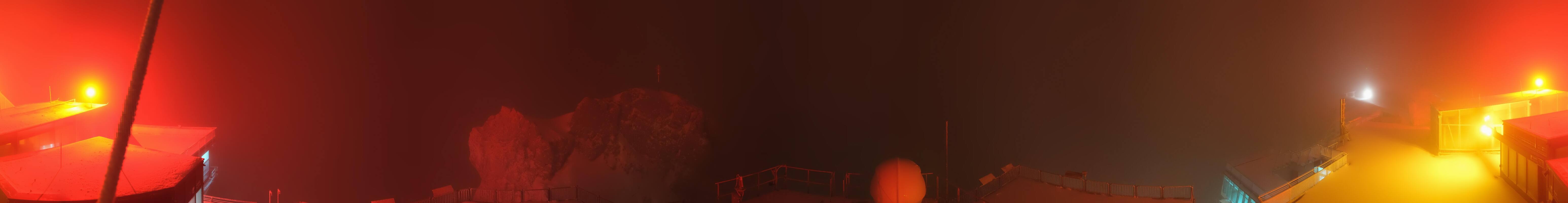 Archiv Foto Webcam Zugspitze: Panoramablick vom Gipfel