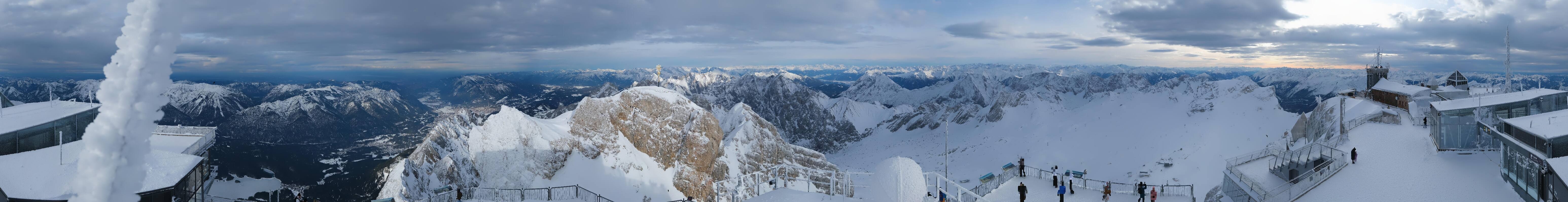 Archived image Webcam Panoramic View Zugspitze