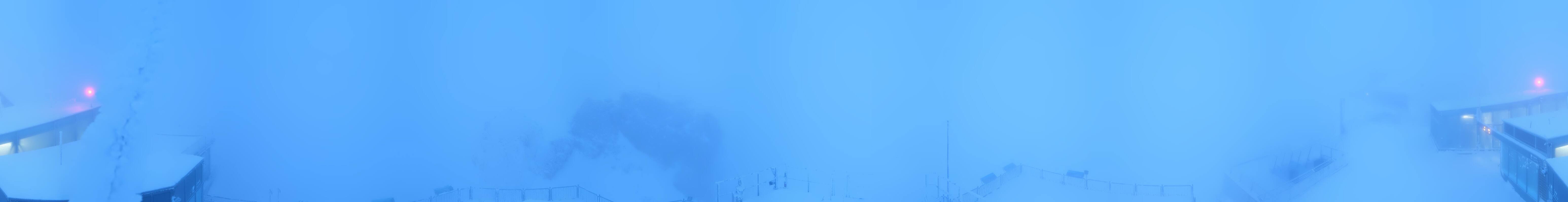 Archiv Foto Webcam Zugspitze: Panoramablick vom Gipfel