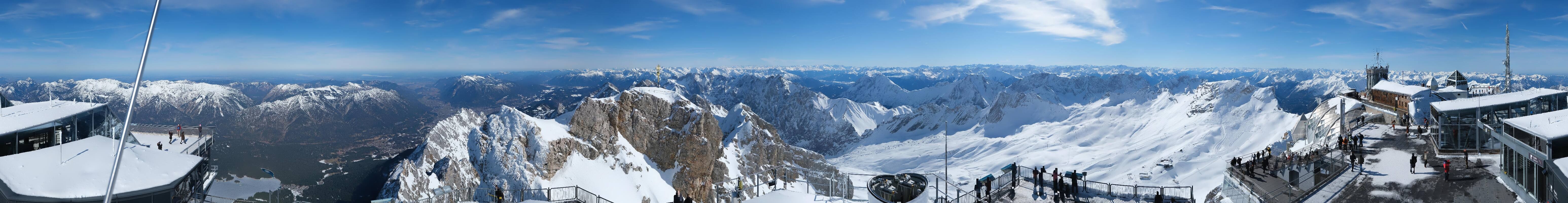 Archived image Webcam Panoramic View Zugspitze