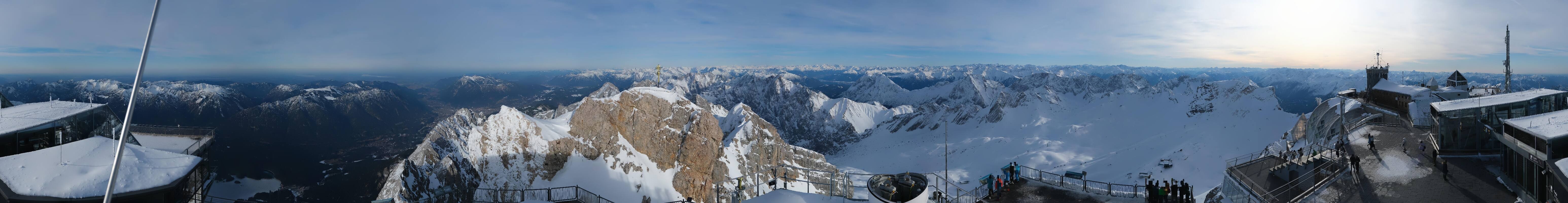 Archived image Webcam Panoramic View Zugspitze