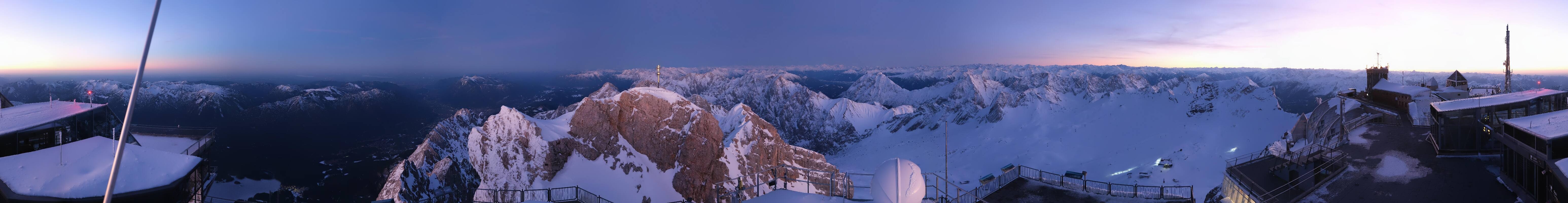 Archived image Webcam Panoramic View Zugspitze