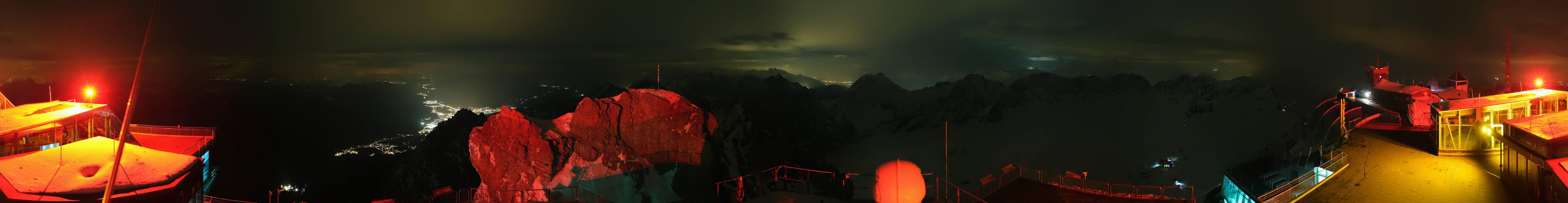 Archived image Webcam Panoramic View Zugspitze