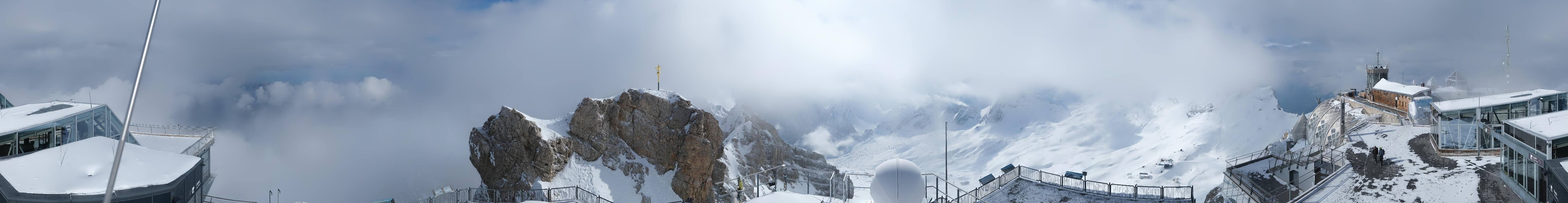 Archived image Webcam Panoramic View Zugspitze