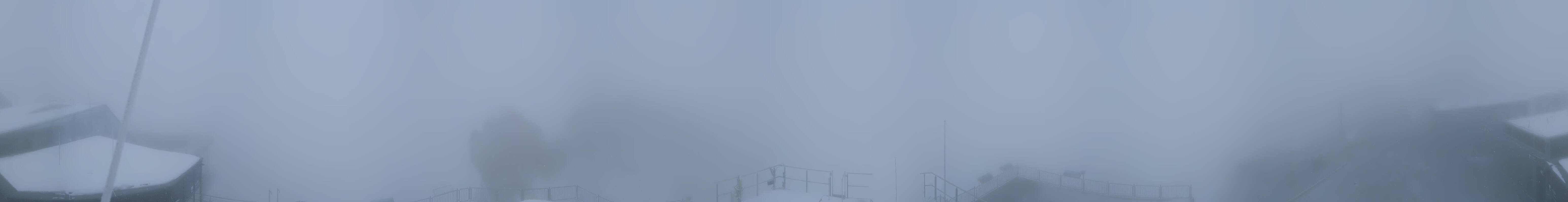 Archiv Foto Webcam Zugspitze: Panoramablick vom Gipfel