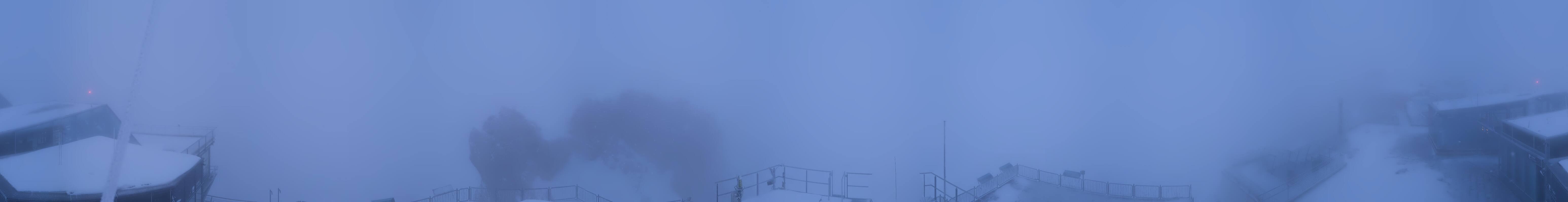 Archiv Foto Webcam Zugspitze: Panoramablick vom Gipfel