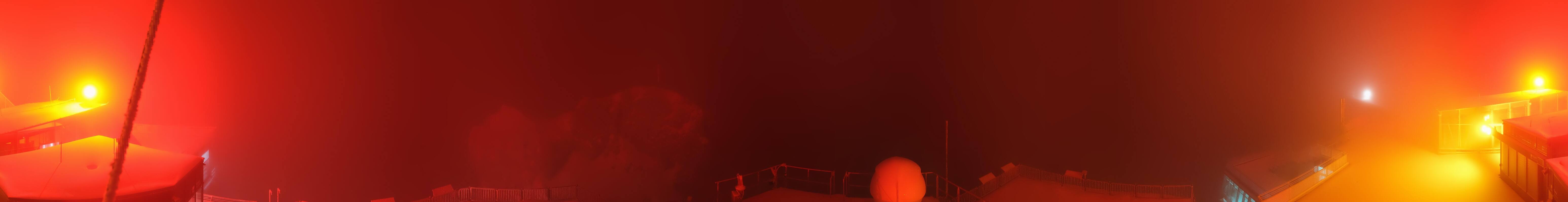 Archiv Foto Webcam Zugspitze: Panoramablick vom Gipfel